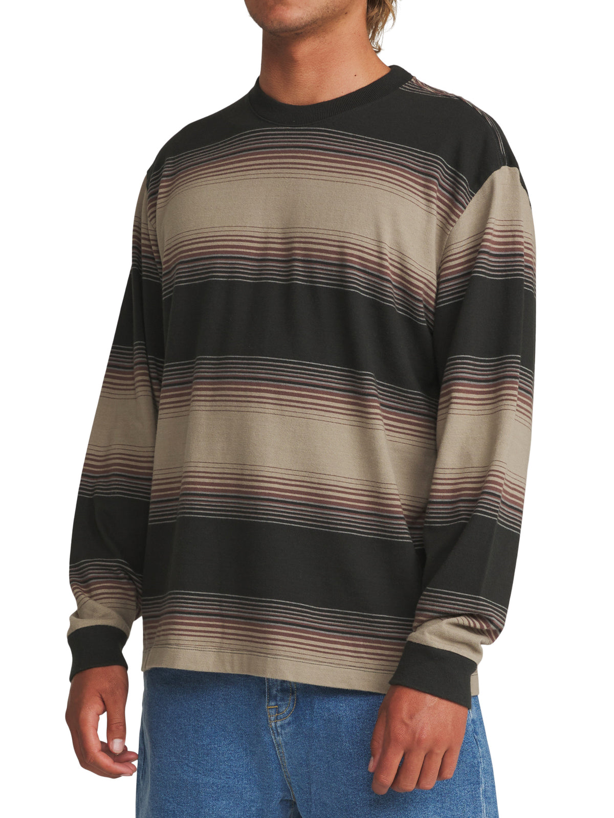 Sunset Box Fit Ls Tee