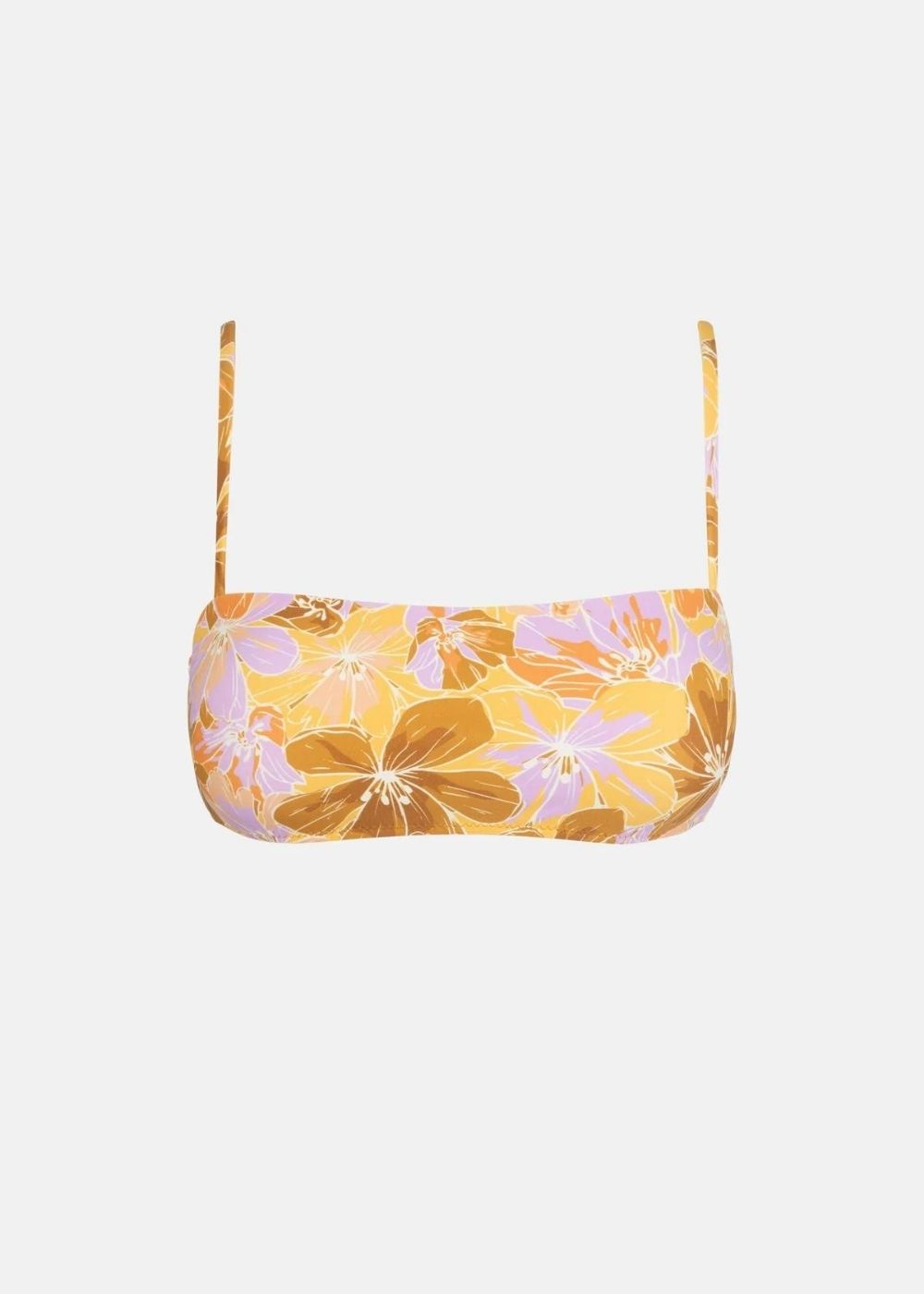Mahana Floral Bandeau Top - טופ ביקיני דגם