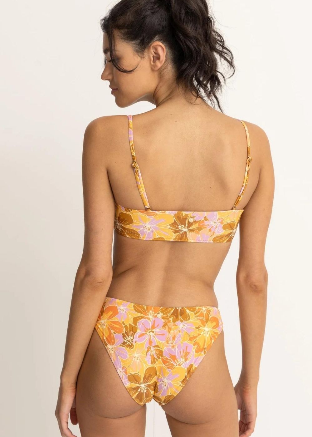 Mahana Floral Bandeau Top - טופ ביקיני דגם