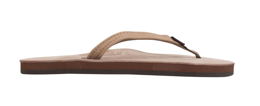 SINGLE LAYER DARK BROWN - WOMEN - RAINBOW SANDALS