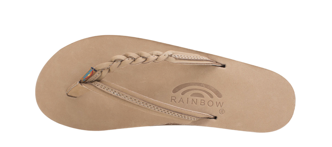 FLIRTY BRAIDY SIERRA BROWN - WOMEN - RAINBOW SANDALS