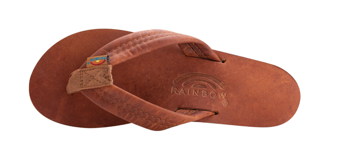 LUXURY LEATHER TAHITIAN TAN - WOMEN - RAINBOW SANDALS