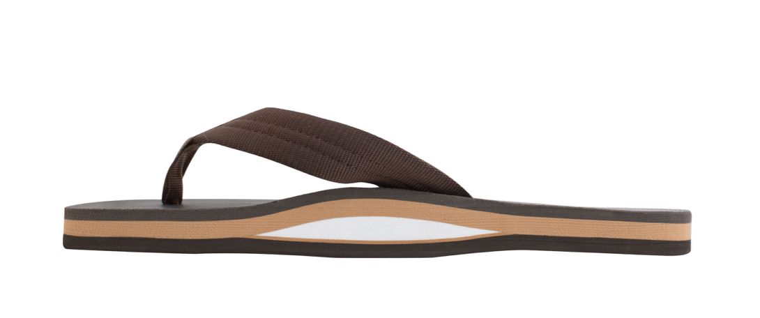 CLASSIC RUBBER BROWN - MEN - RAINBOW SANDALS