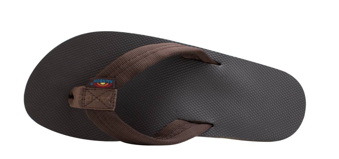 CLASSIC RUBBER BROWN - MEN - RAINBOW SANDALS