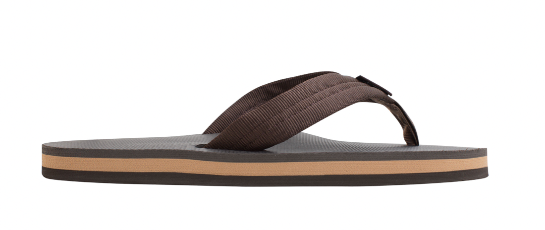 CLASSIC RUBBER BROWN - MEN - RAINBOW SANDALS