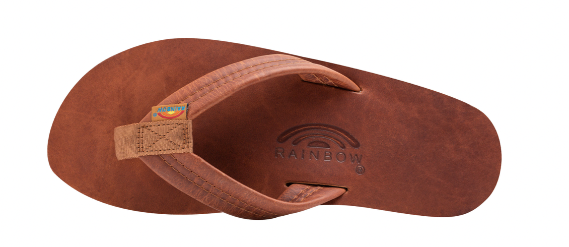 LUXURY LEATHER TAHITIAN TAN - MEN - RAINBOW SANDALS