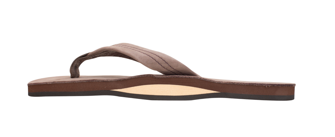SINGLE LAYER PREMIER LEATHER EXPRESSO - MEN - RAINBOW SANDALS