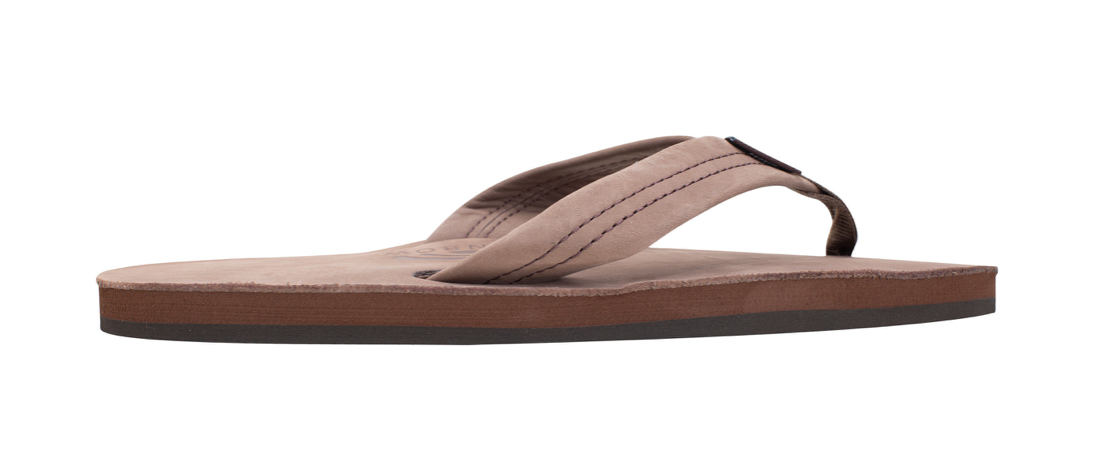 SINGLE LAYER PREMIER LEATHER EXPRESSO - MEN - RAINBOW SANDALS