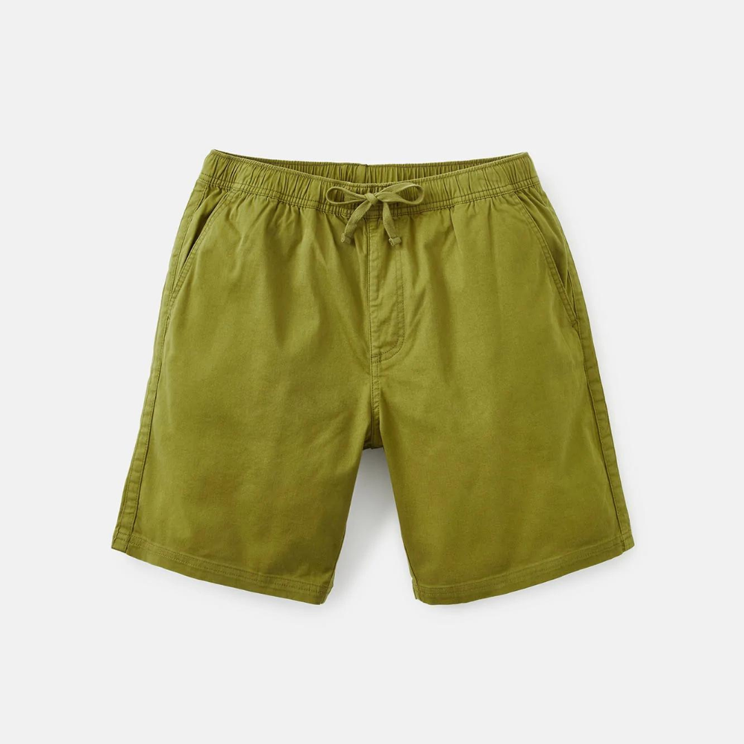 Patio Short - מכנסי כותנה קצרים ירוקים