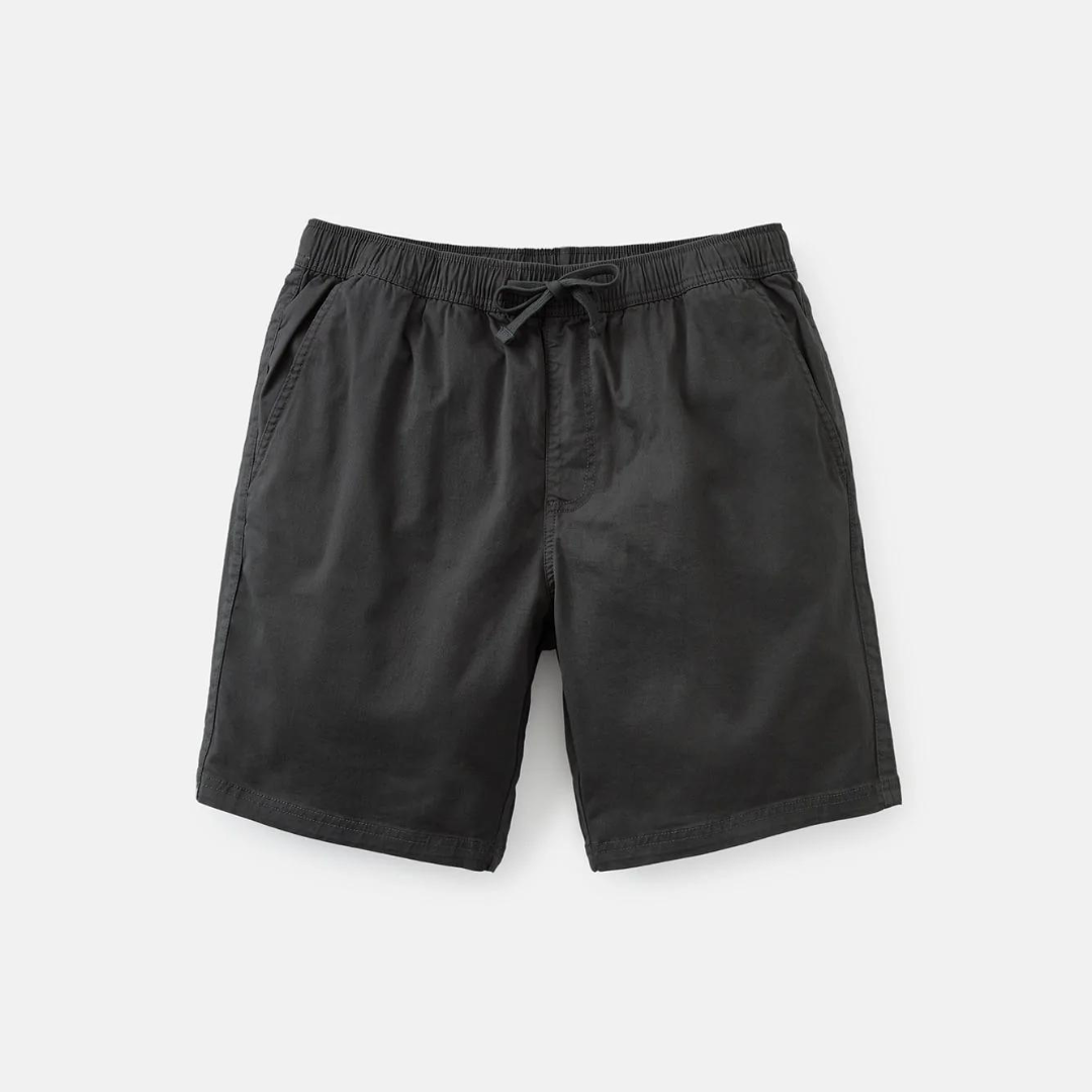 Patio Short - מכנסי כותנה קצרים שחורים