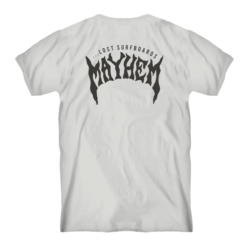 Mayhem Tee  - טישרט מייהאם 100% כותנה לבנה