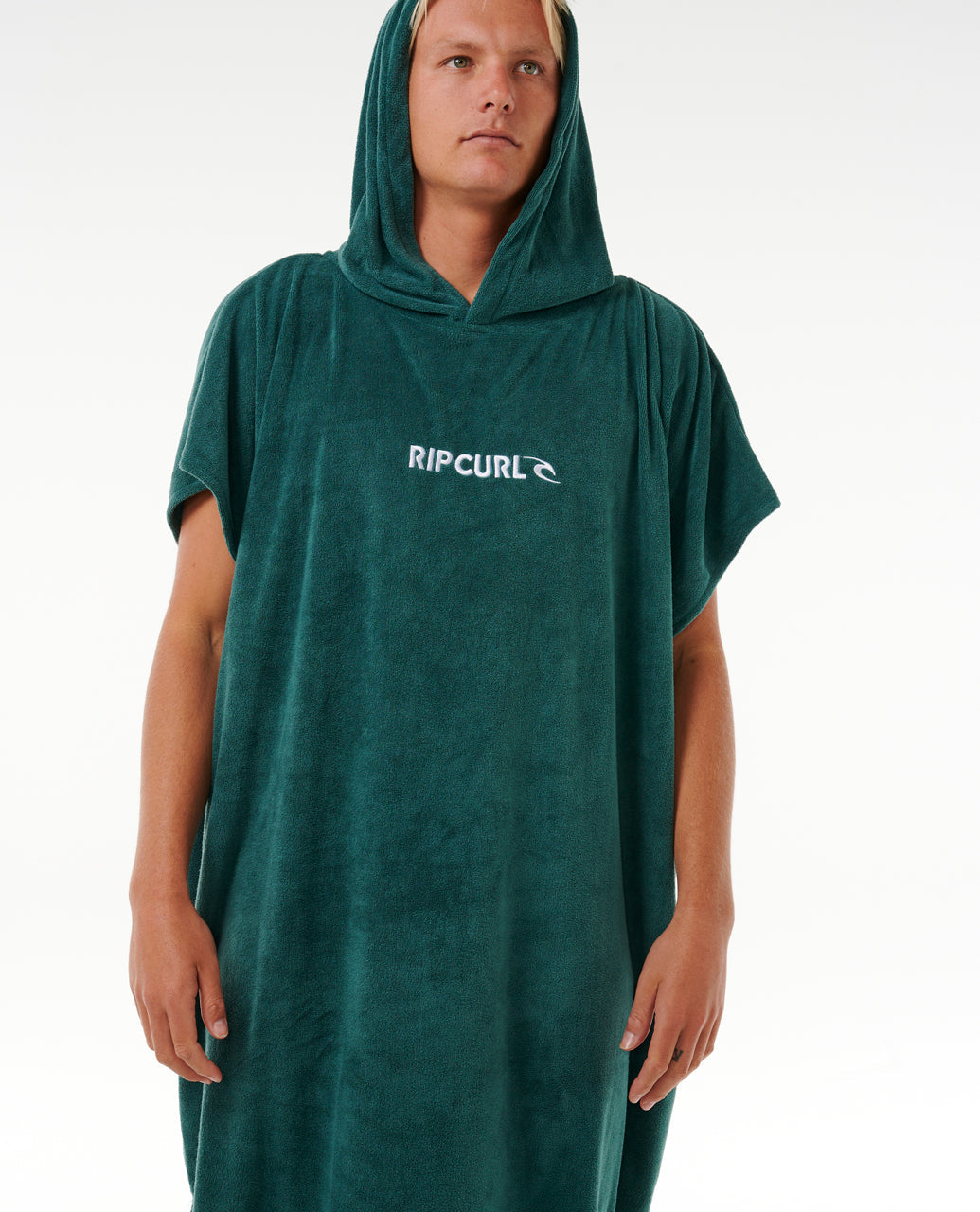 Rip Curl Brand Hooded Towel BLUE/GREEN 00ZMTO-0076