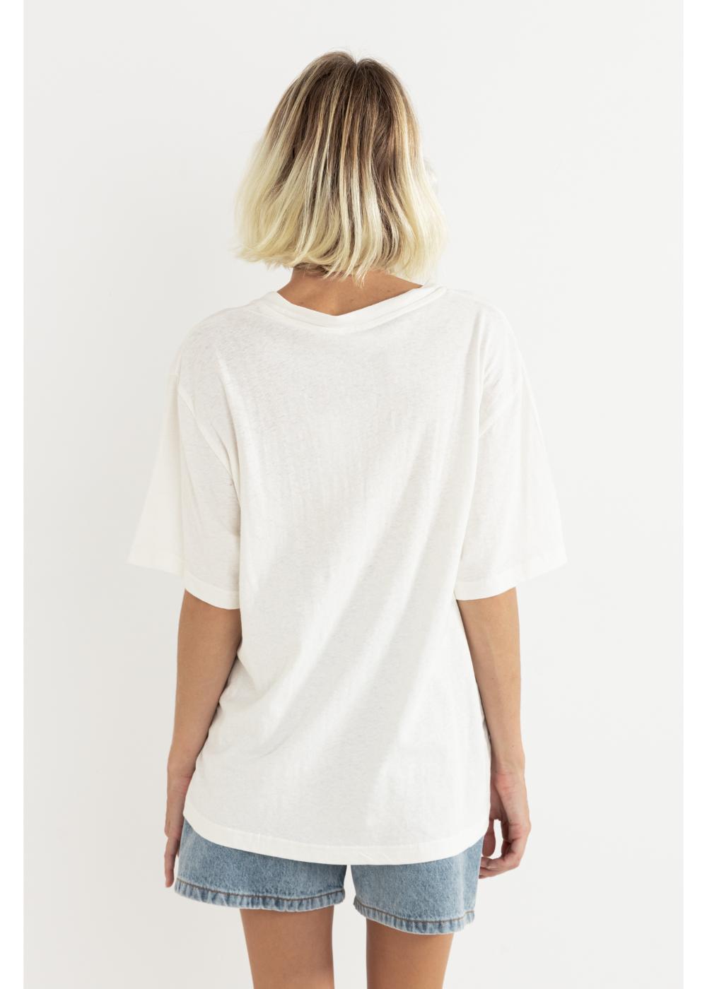Bloom Studio Oversized T-Shirt - טי-שירט כותנה/פשתן