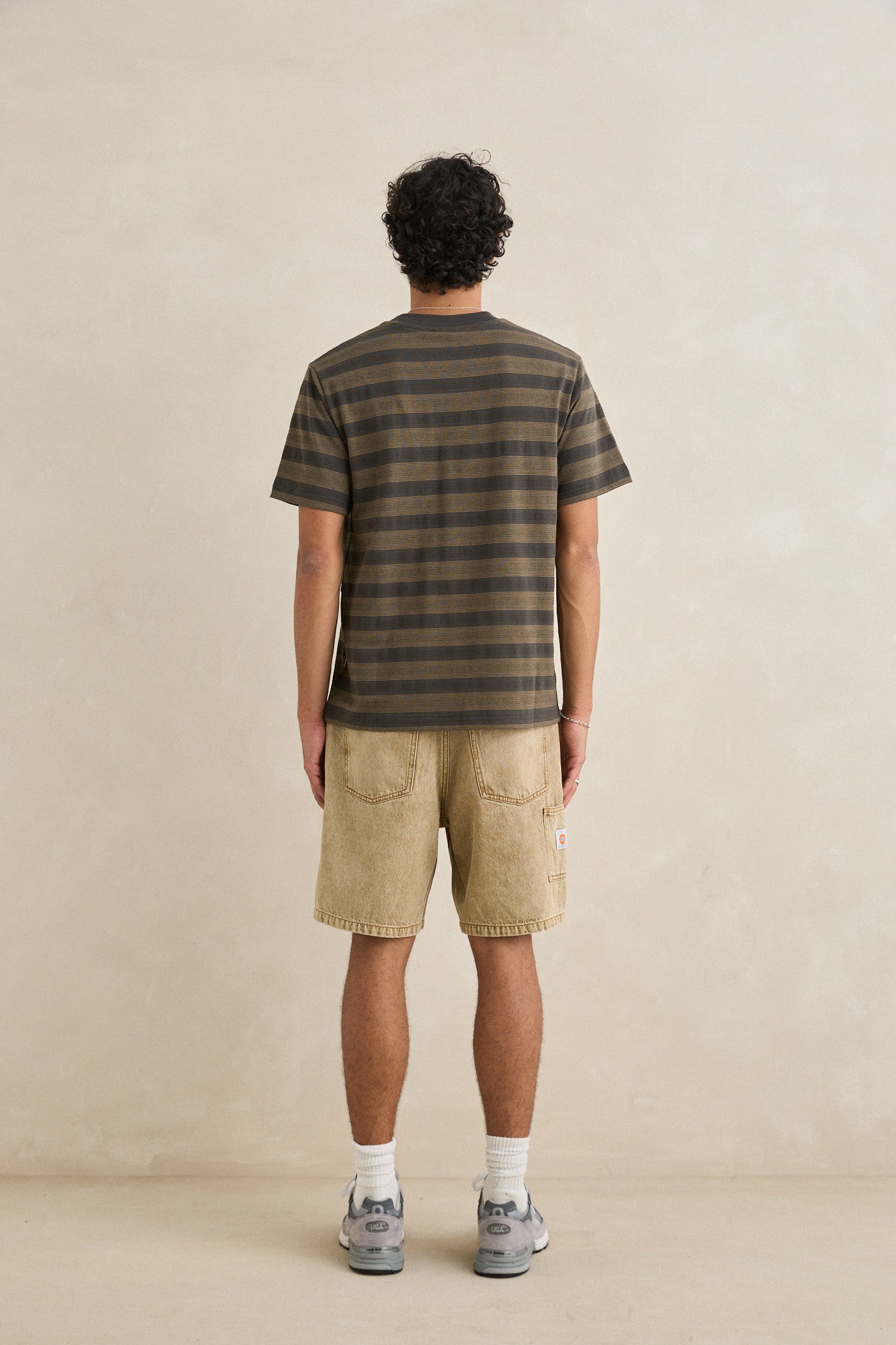 Vintage Jacquard Stripe Ss T-Shirt