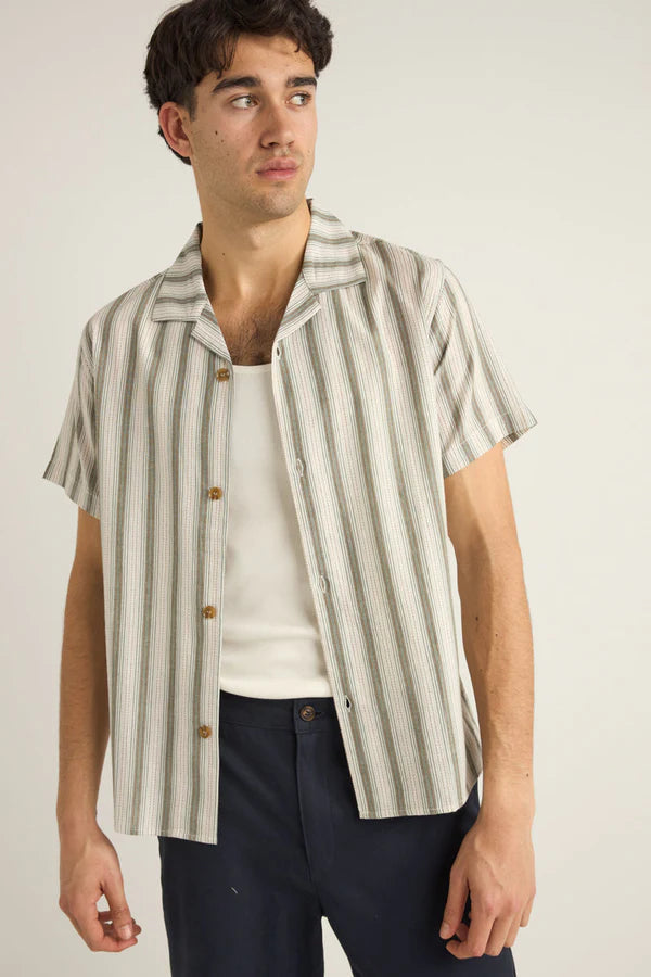 Vacation Stripe Ss Shirt
