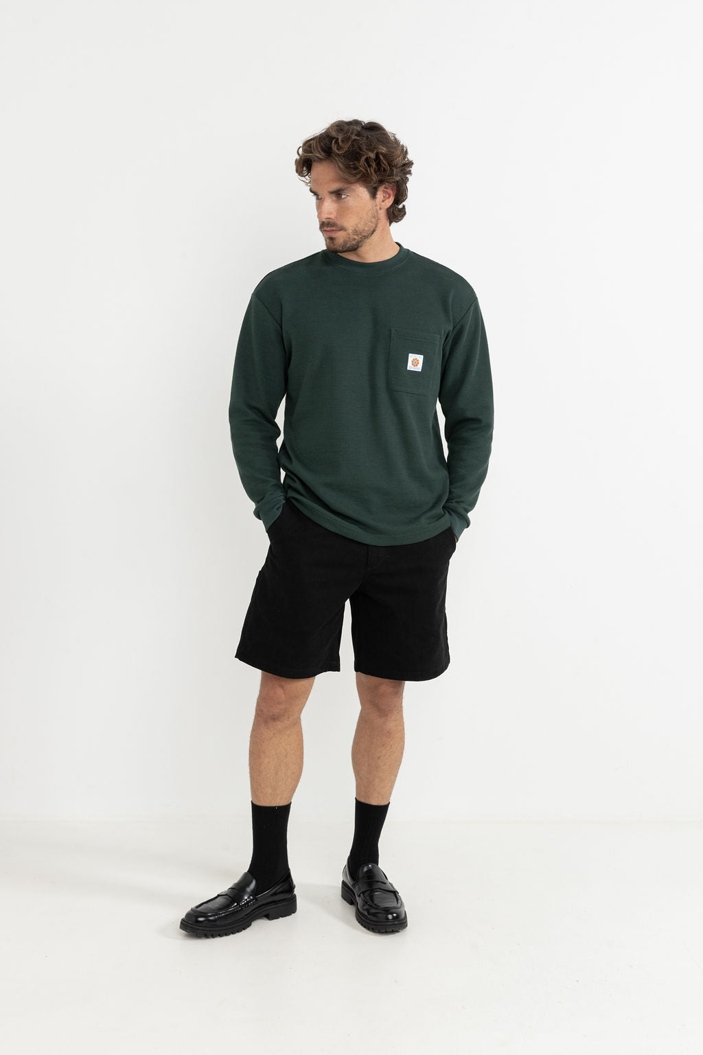 Vintage Pocket LS Waffle