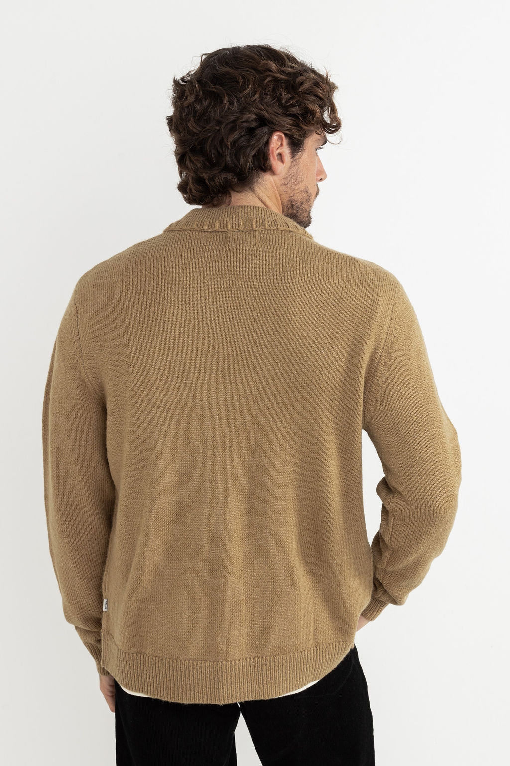 Whip Stitch Button Up Knit