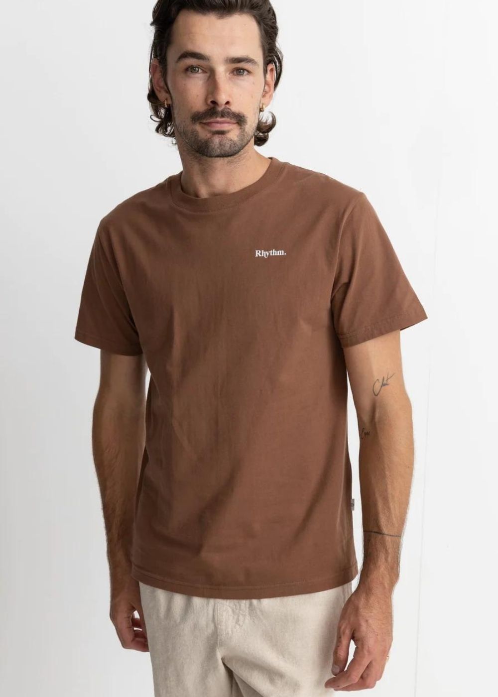 חולצת טישרט קצרה - Classic Brand צבע_chocolate צבע_chocolate