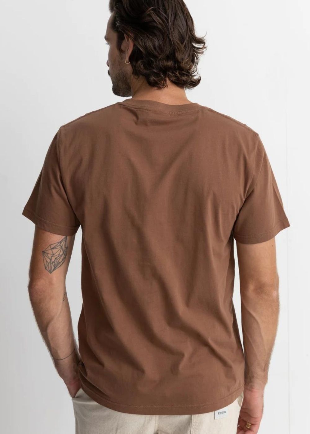  חולצת טישרט קצרה - Classic Brand צבע_chocolate