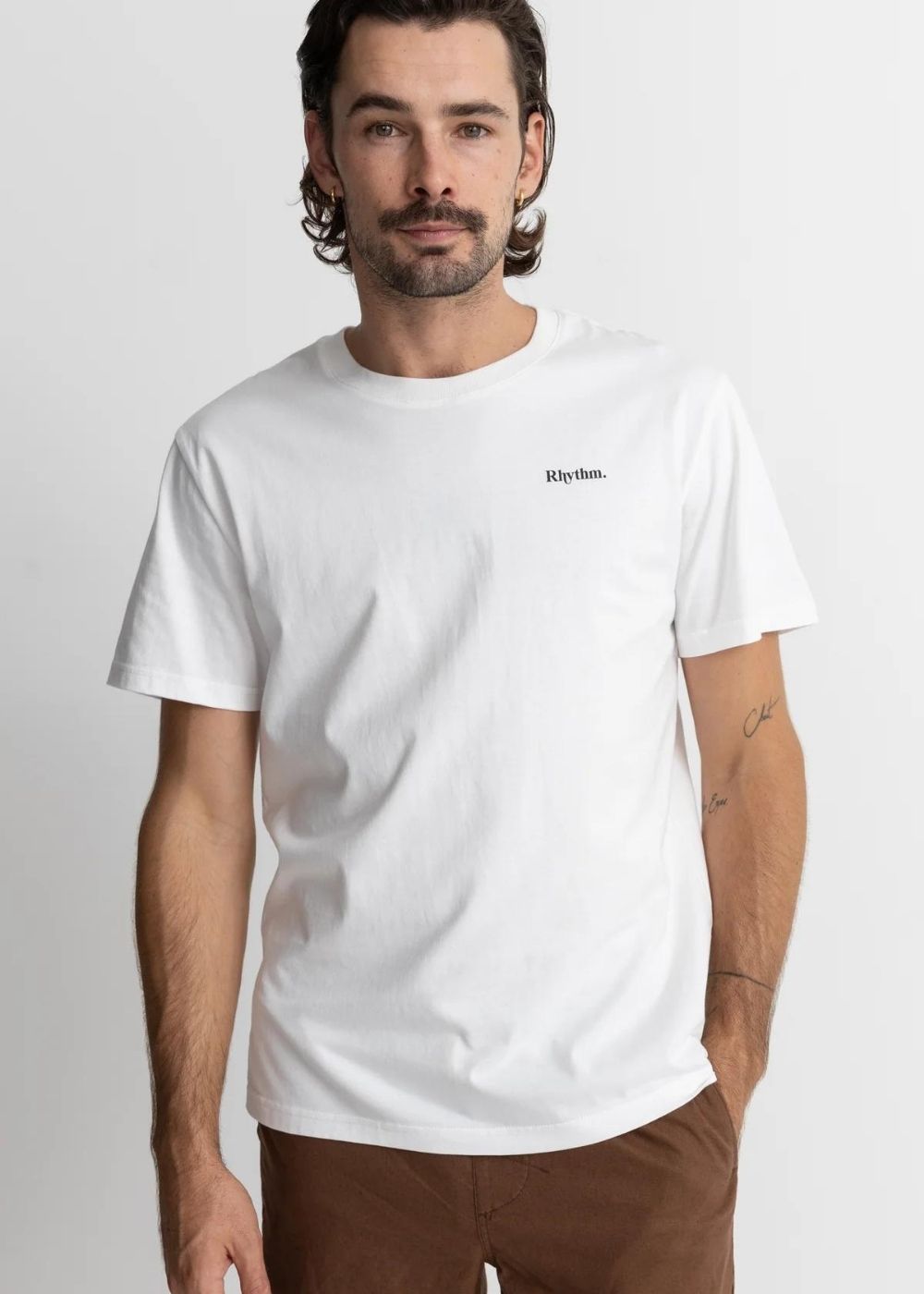  חולצת טישרט קצרה - Classic Brand צבע_vintage_white