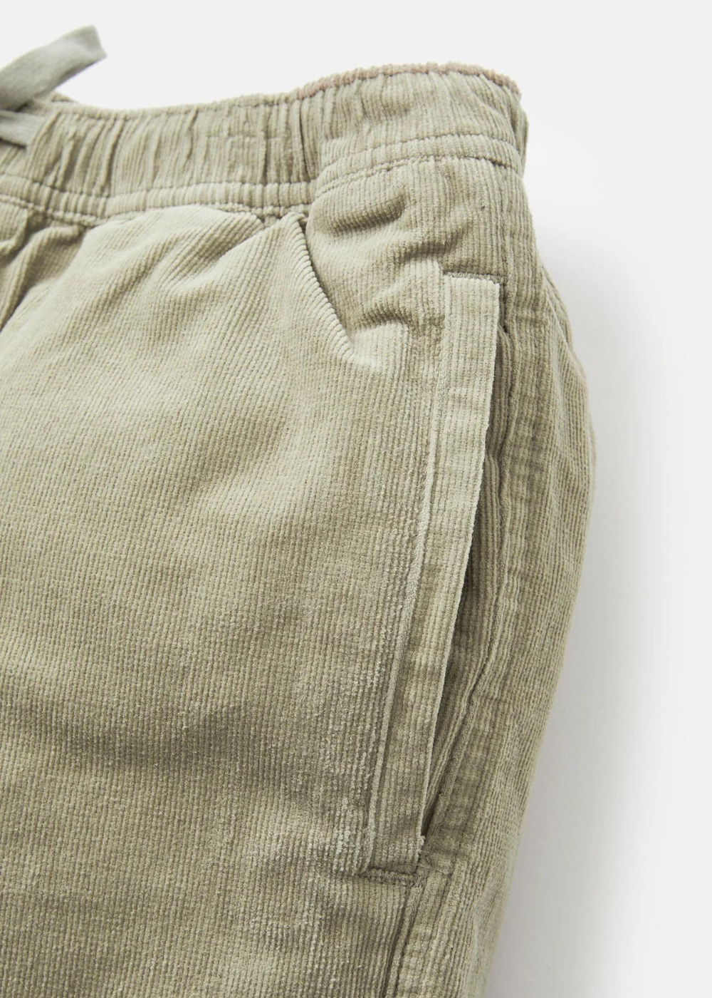 Cord Local - מכנסי קורדורוי קצרים צבע_warm_gray