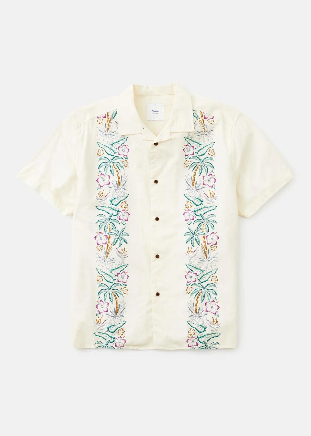 KOKOMO - חולצה מכופתרת קצרה עם דוגמאת פרחים
