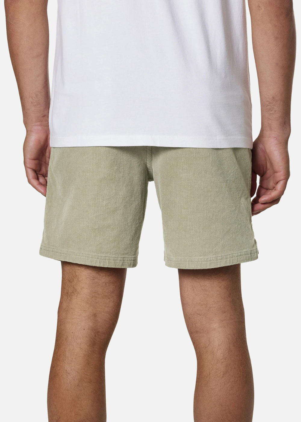 Cord Local - מכנסי קורדורוי קצרים צבע_warm_gray