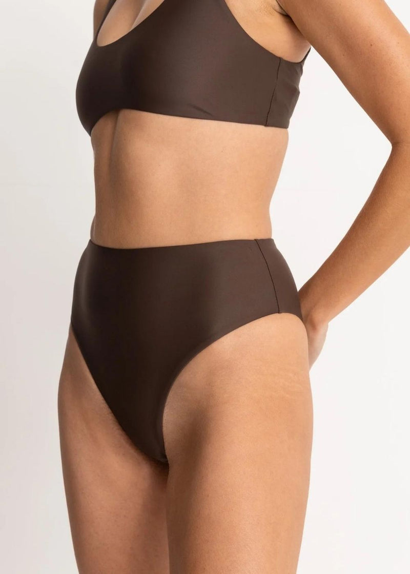 Rhythm - Classic Hi Waist Pant - תחתון ביקיני גזרה גבוהה מדגם צבע_black