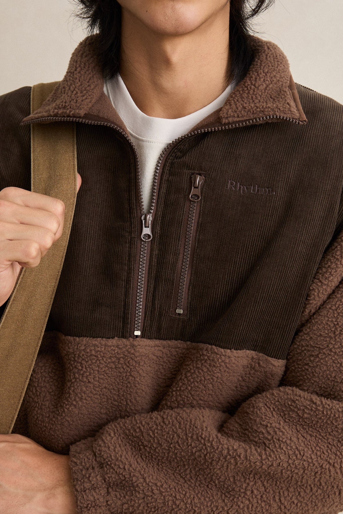 Rhythm Stables Half Zip TAUPE