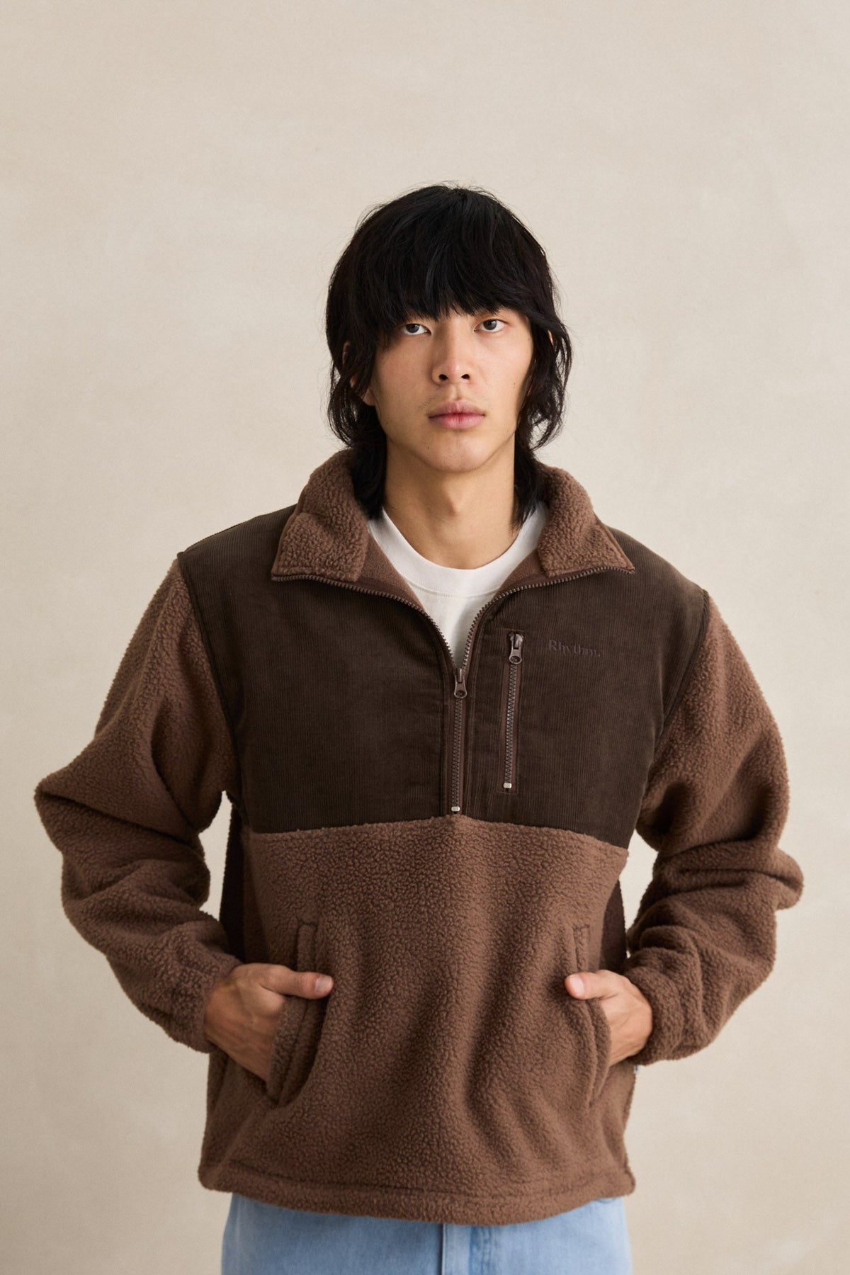 Rhythm Stables Half Zip TAUPE