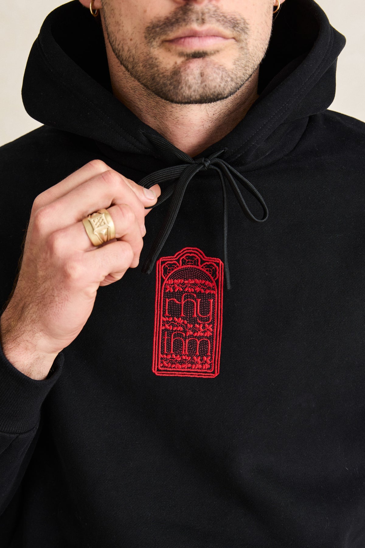 Rhythm Pressed Petal Hood BLACK