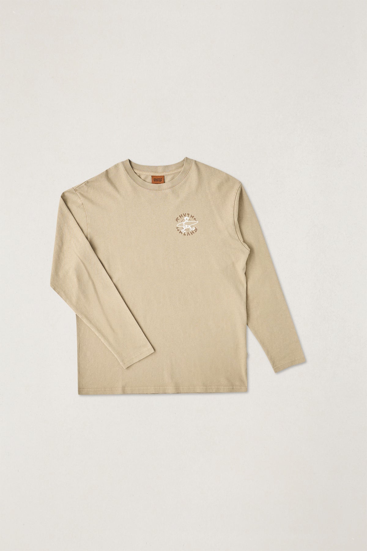 Rhythm Jaunt Vintage LS T-Shirt MACADAMIA