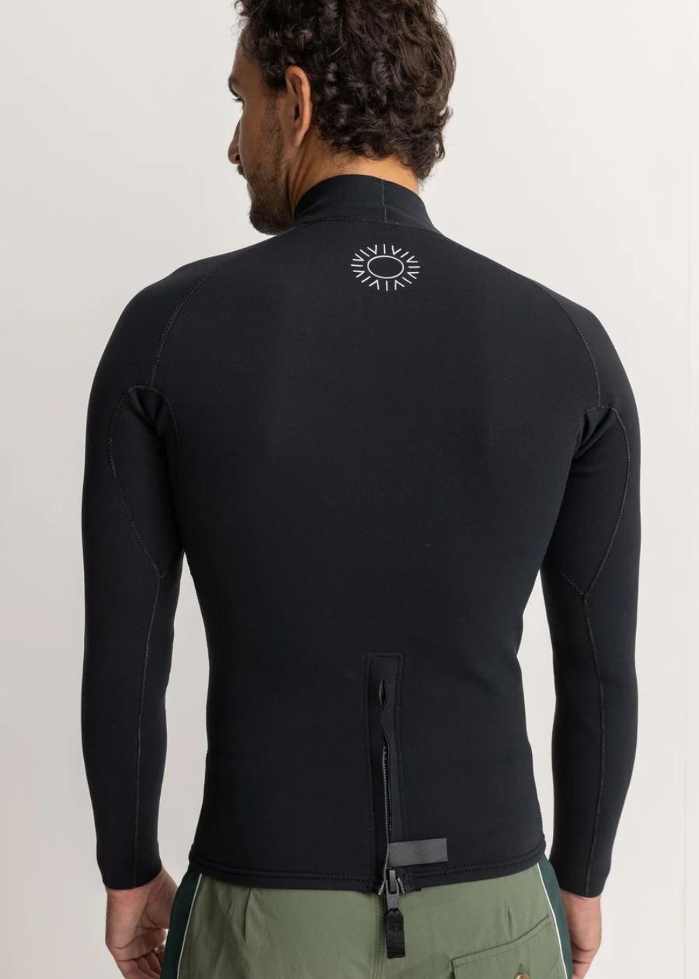  Rhythm - Classic Back Zip Wetsuit Jacket - ווסט גלישה 2ממ עם רוכסן אחורי