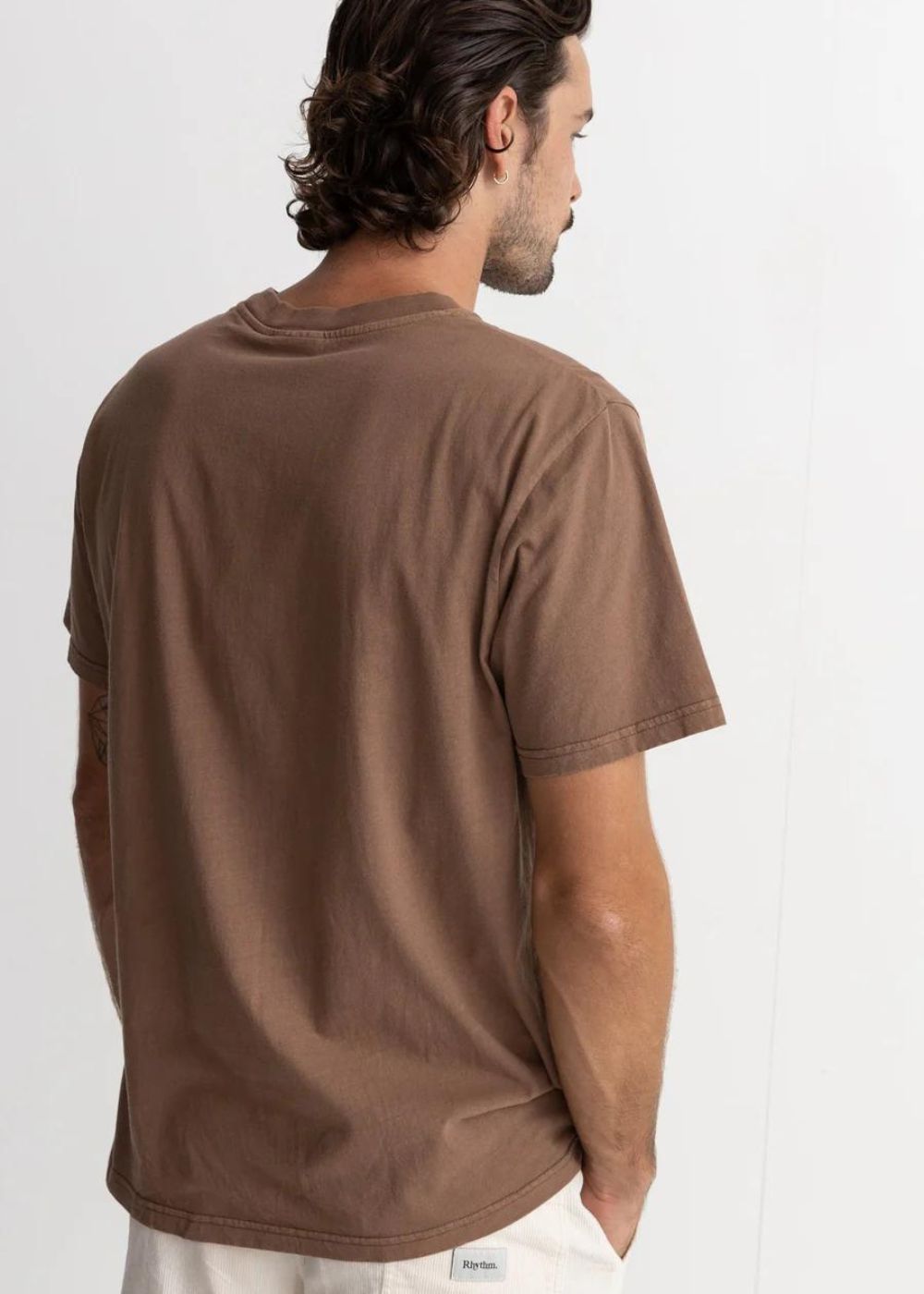 Classic Vintage Tee - חולצת טישרט וינטג׳ צבע_chocolate