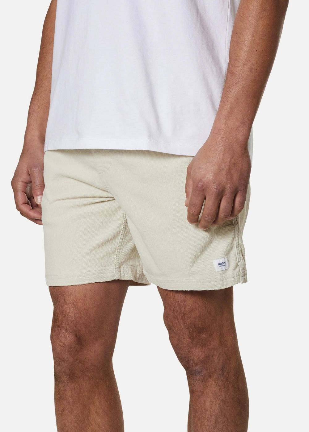 Cord Local Short  -  מכנסי קורדורוי קצרים צבע טבעי