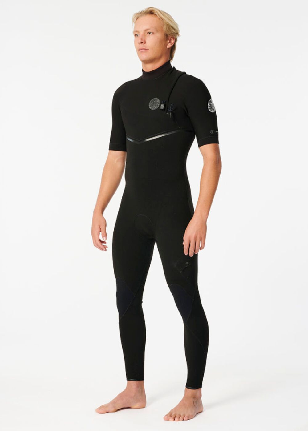 חליפת גלישה עם שרוול קצר E-Bomb Zip Free 2/2 Short Sleeve Wetsuit