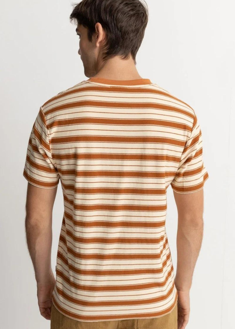 Everyday Stripe - חולצת פסים 100% כותנה צבעי אדמה