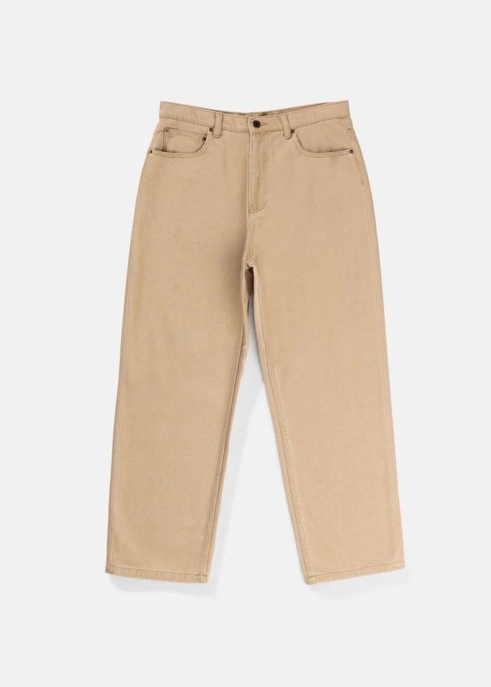Essential Jean - מכנסים ארוכים 100% כותנה צבע חאקי