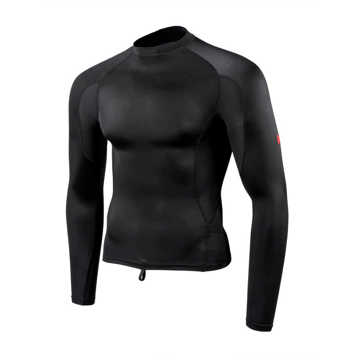 Long Sleeve Rashguard – BLACK – verified color image