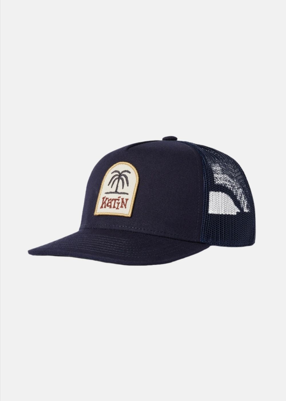 K-Palm Canvas Trucker Hat - כובע מצחיה כחול