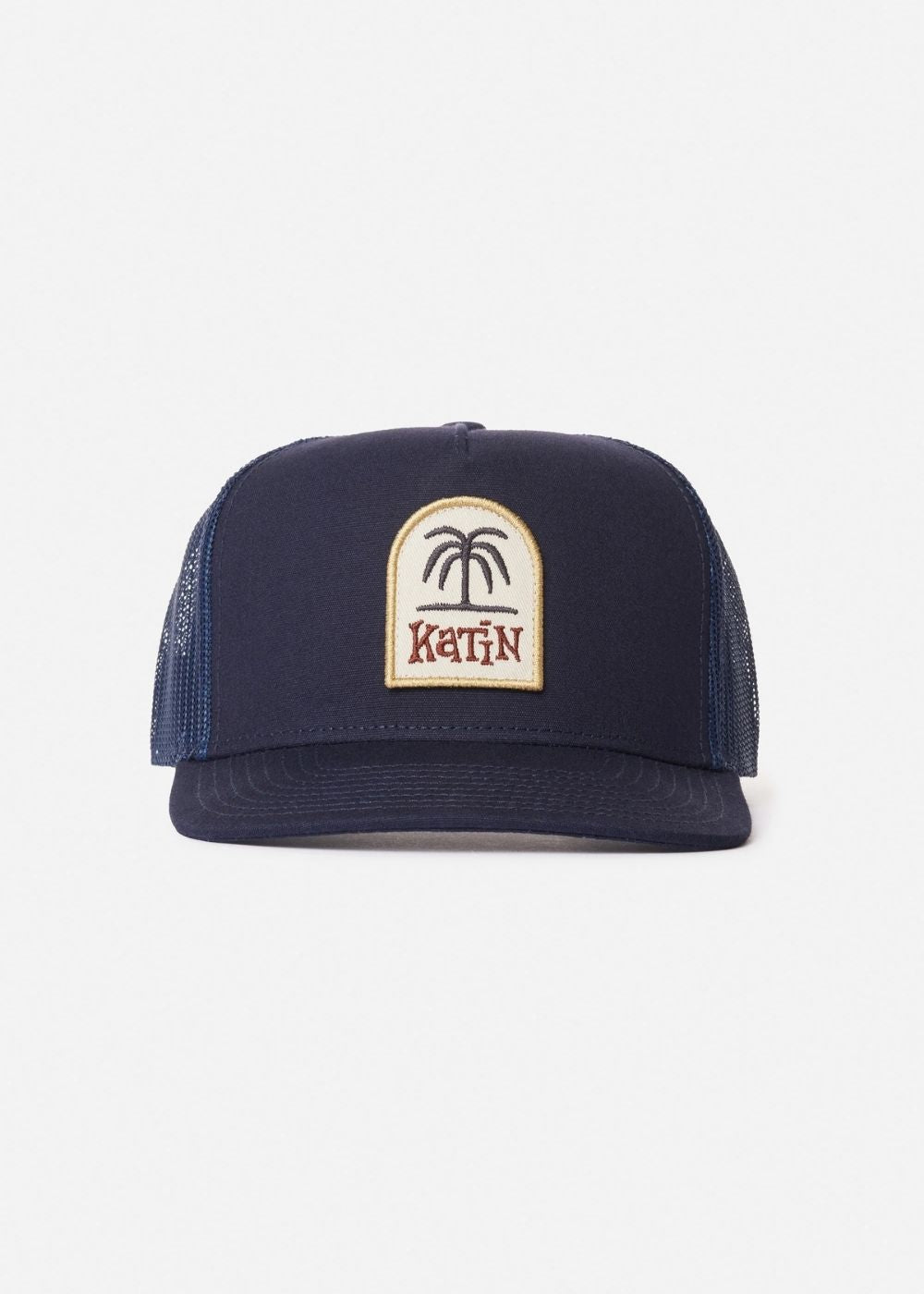 K-Palm Canvas Trucker Hat - כובע מצחיה כחול