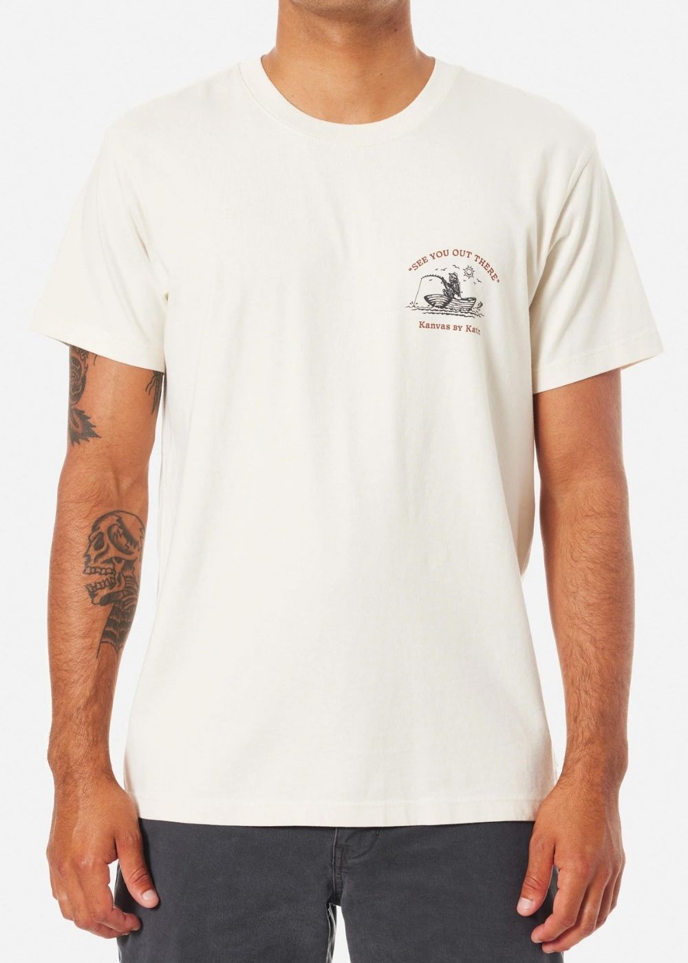 Cast Off Tee - טישרט 100% כותנה אורגנית דגם