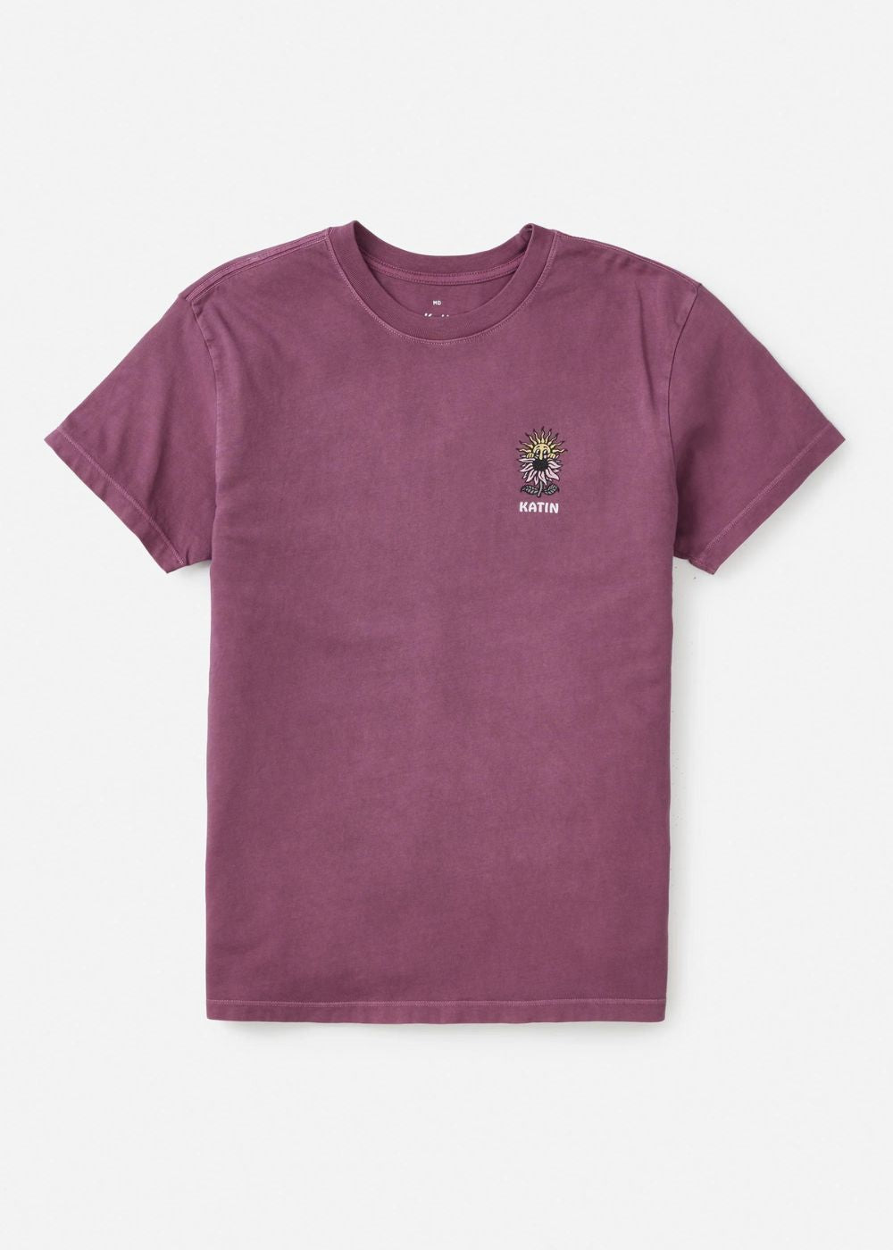 Pollen Tee - טישרט 100% כותנה אורגנית צבע: kelp_red_sandwash