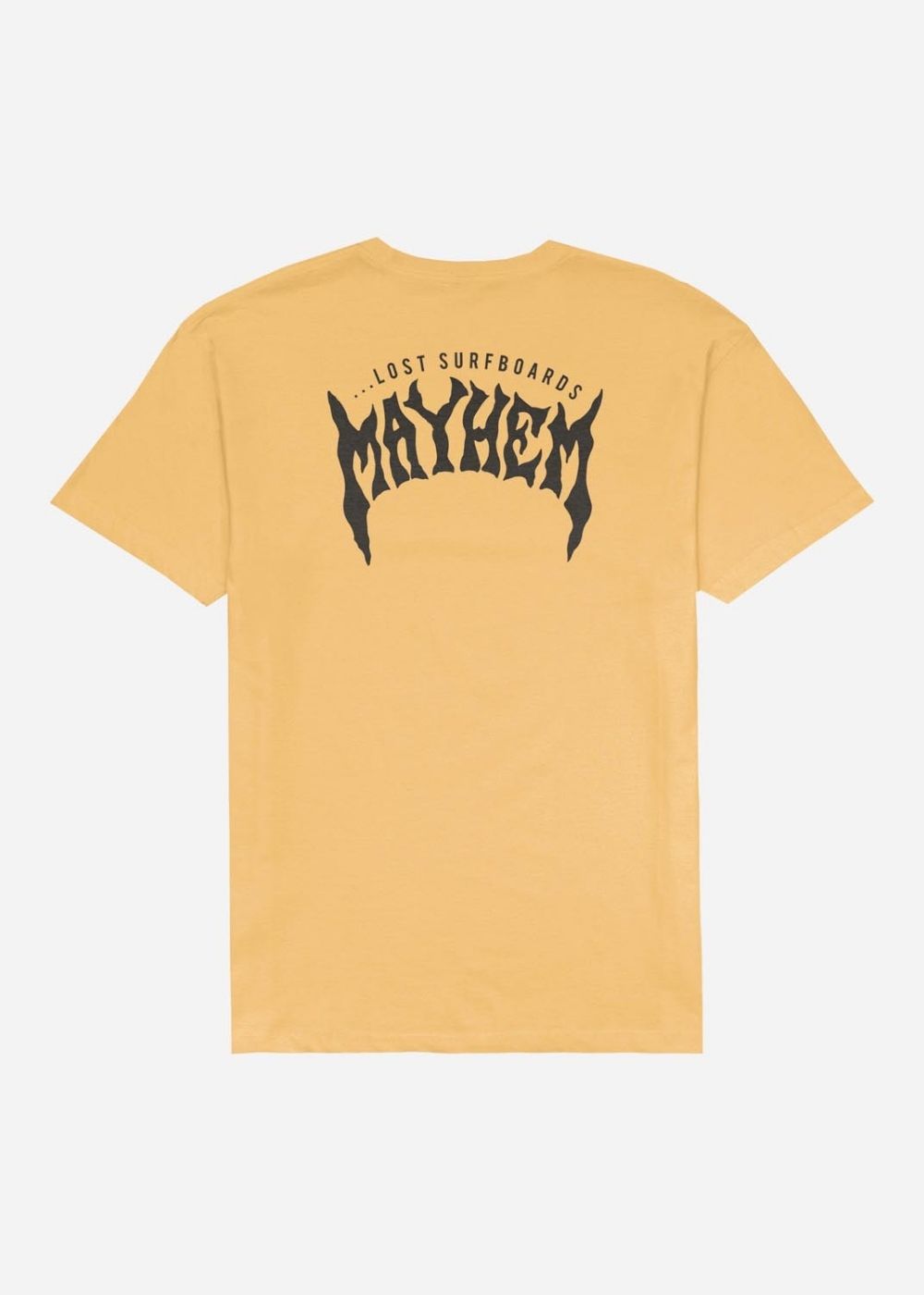 Mayhem Designs Tee  - טישרט מייהאם 100% כותנה כתום/צהוב