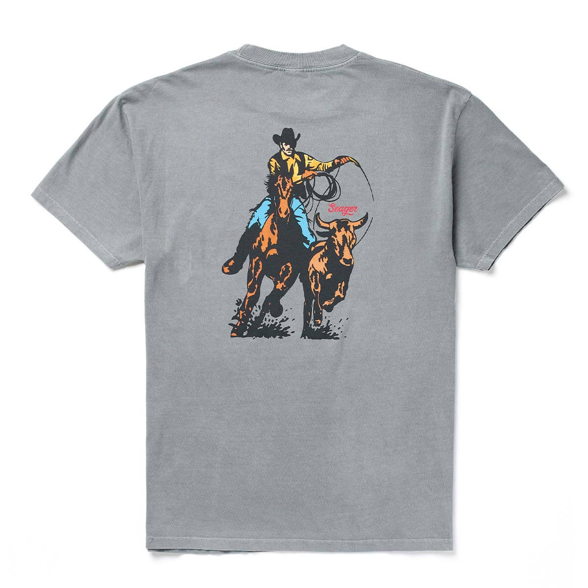 Seager Rodeo Series Tee Pigment Grey
