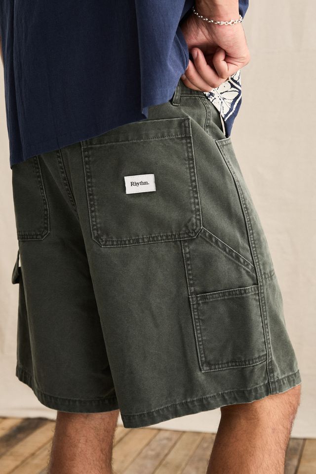 Washed Canvas Short