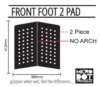 Front Foot 2 Traction Pad-V1 micro dot-1 - גריפ קדמי לגלשן