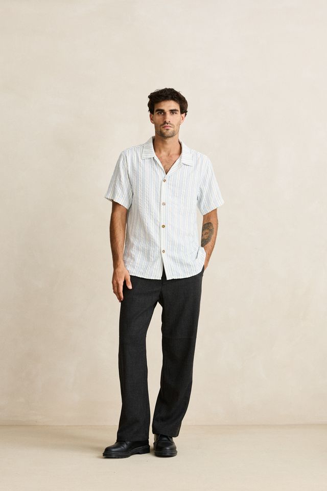 Novelty Stripe Ss Shirt