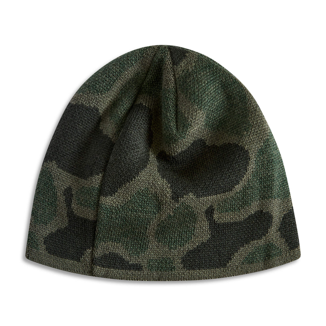 Jacquard Logo Beanie – Mountain Camo, back