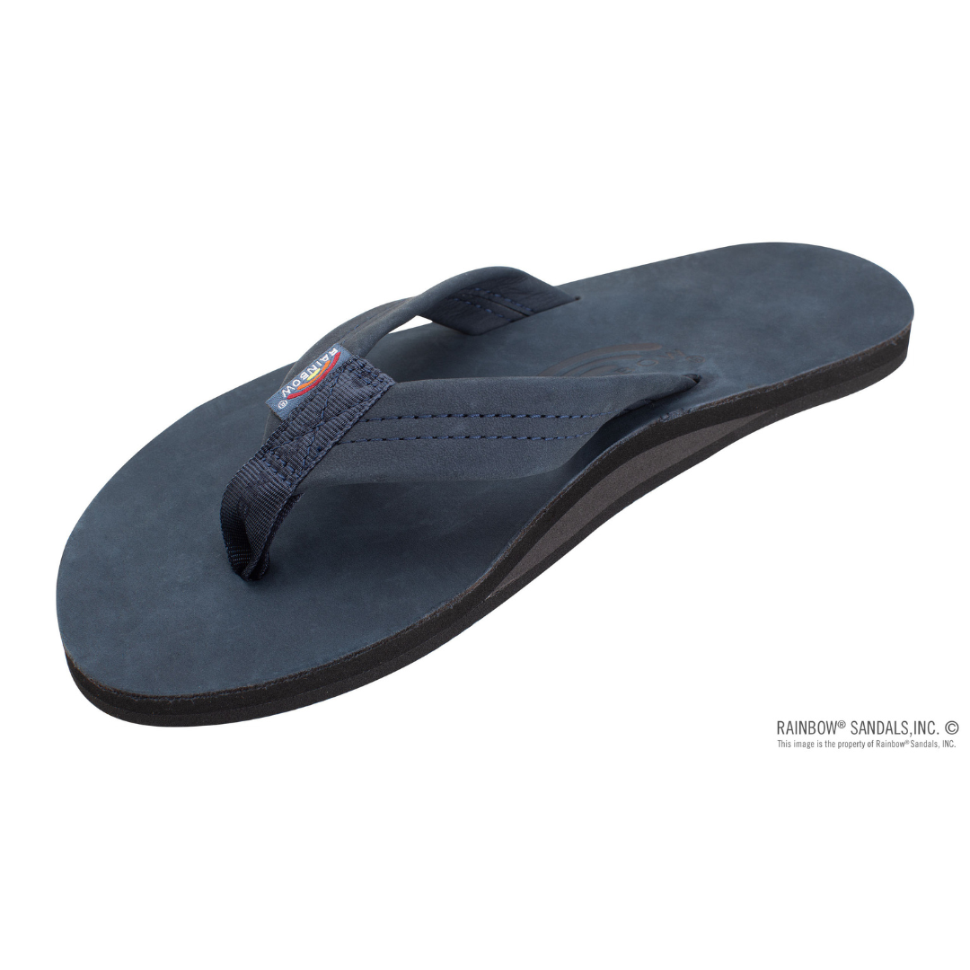 Premier Leather Single Layer Arch - Navy